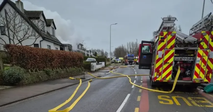 Hambleton explosion LIVE: Man held on suspicion of arson after house blast — major emergency response