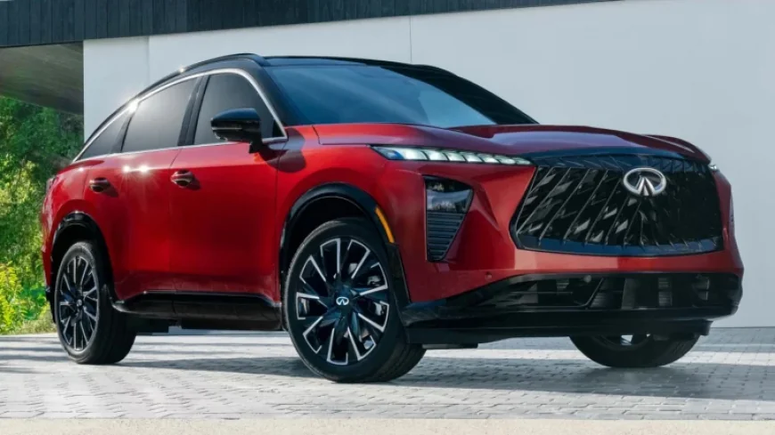 Infiniti QX65 2027 Shines with Striking Red Paint and Unique Headrests