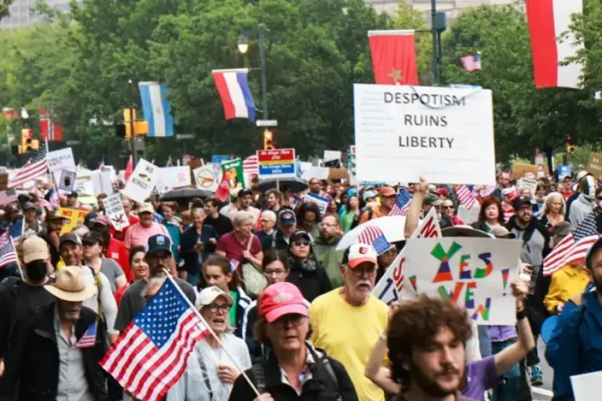 No Kings Protest Philadelphia returns to the Parkway — a sweeping march meets a city bracing for shutdown-era strain