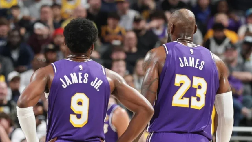 LeBron and Bronny James Achieve First Father-Son Assist Together