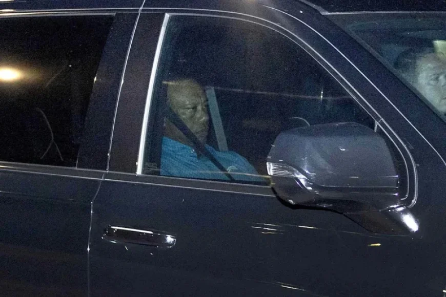 Tiger Woods Appears Publicly Following DUI Arrest