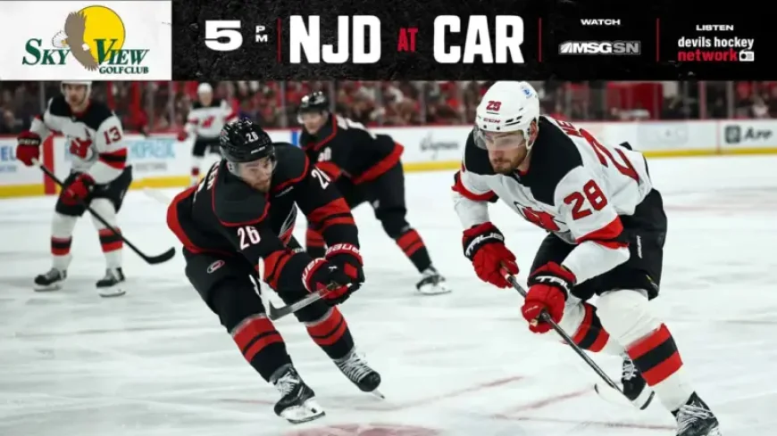 Devils Vs Hurricanes: Raleigh’s final stop on a five-game trip, and the thin line between process and results