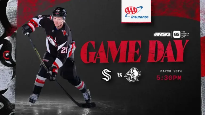 Kraken Vs Sabres: Sabres Try to Snap Three-Game Slide as Seattle Arrives at KeyBank Center