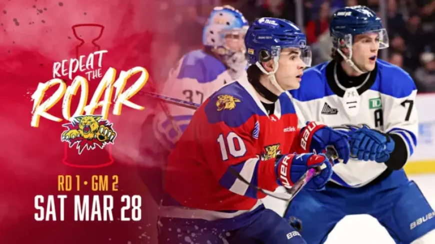 Moncton Wildcats seek another home win as series shifts to Game 2 Saturday night (ET)