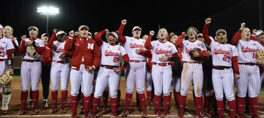 Frahm Sets Record in Huskers’ 4-1 Victory Over No. 7 Bruins