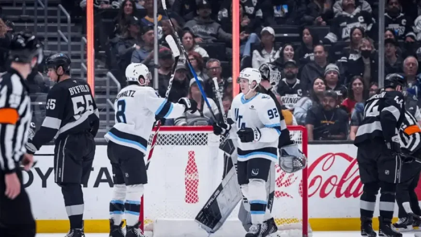 Logan Cooley Scores Twice as Mammoth Cruise Past Kings to Pad Western Wild-Card Lead