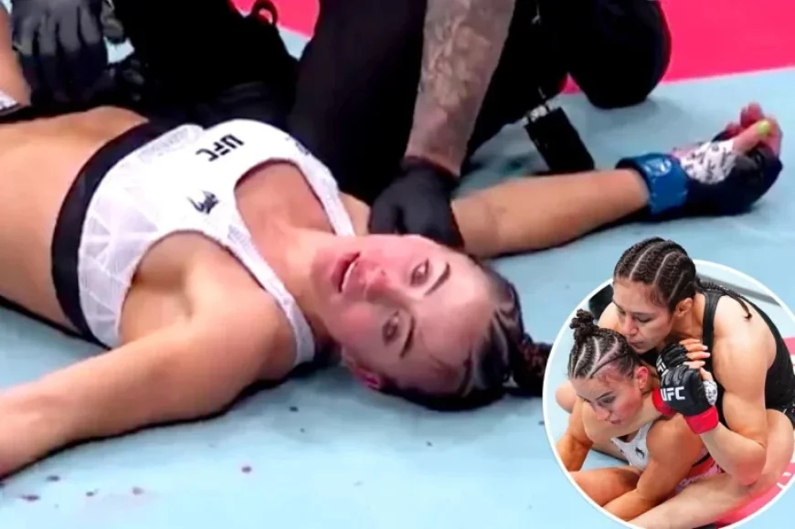 UFC’s Maycee Barber Knocked Out and Choked Out in Shocking Moment