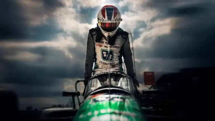 Graham Rahal charges onto Barber front row fight after tire gamble secures P3 start