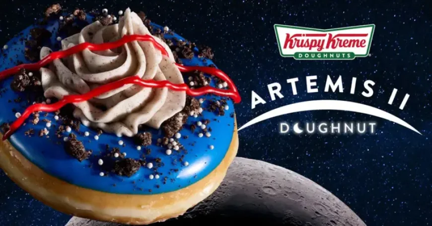 Krispy Kreme Artemis Ii Limited Doughnut Debut as Artemis II Mission Nears