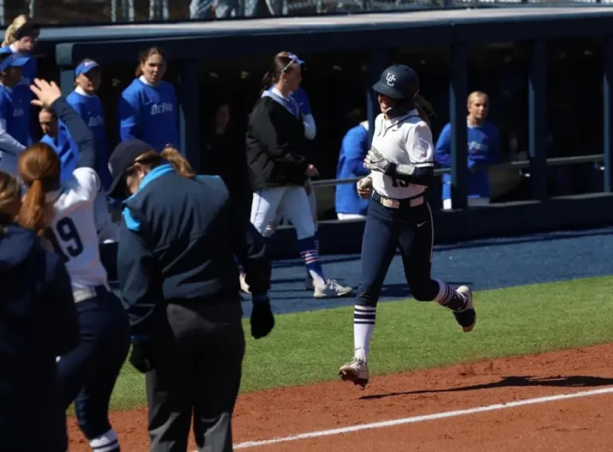U Conn run-rules DePaul 10-1 to finish sweep as Huskies surge in BIG EAST play