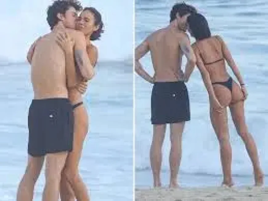 Shawn Mendes and Bruna Marquezine Caught in Romantic Beach Moments — 3 Reveals
