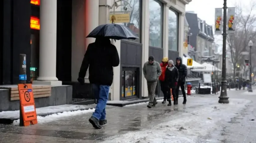 Neige Alert: Freezing Rain, Sleet and Snow Set to Complicate Quebec Commute