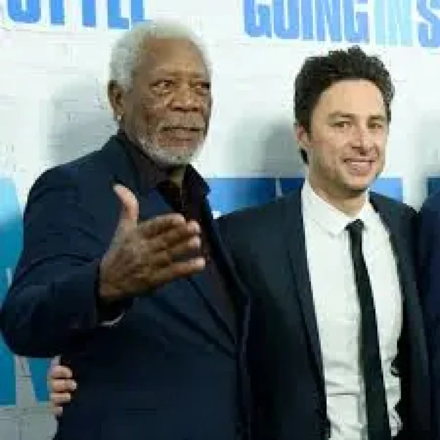Zach Braff Had to Give Himself Pep Talk While Directing Morgan Freeman