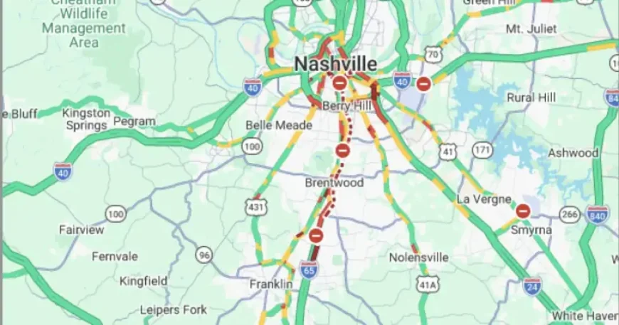 Jd Vance Nashville: I-65 Shut Down, Major Delays as Vice President’s Motorcade Moves Through Middle Tennessee