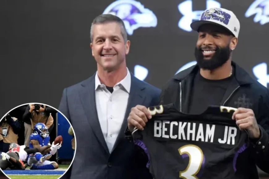John Harbaugh Hints at Possible Odell Beckham Jr.-Giants Reunion