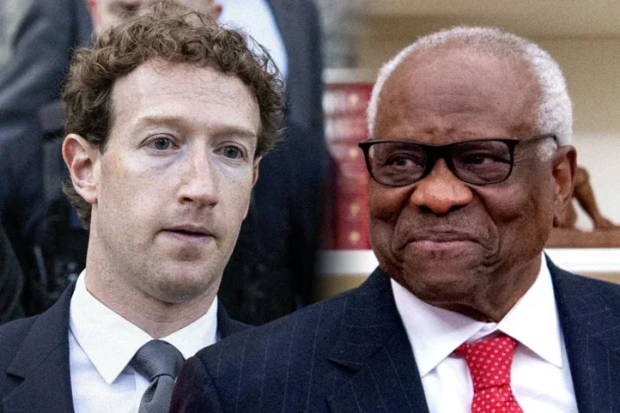 Clarence Thomas Influences Major Court Losses for Meta and YouTube.