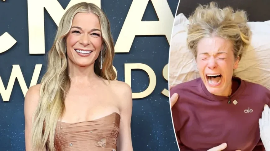 LeAnn Rimes Tears Up During Emotional Jaw Release Therapy