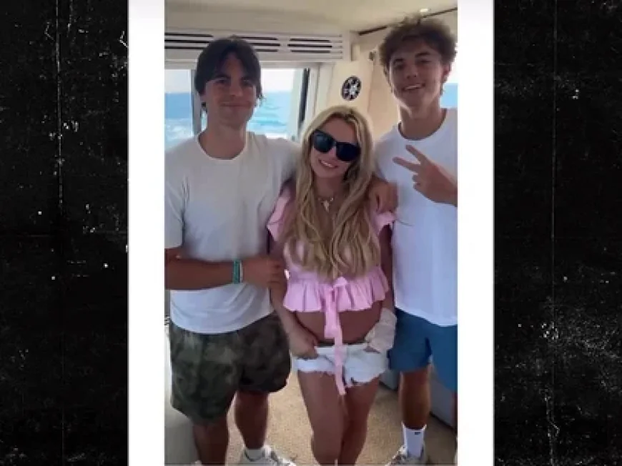 Britney Spears Enjoys Yacht Outing with Sons Following DUI Arrest