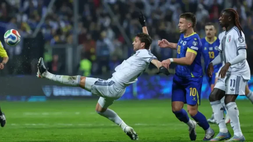 Bastoni sent off as 2026 qualifier reaches inflection point in Zenica