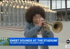 Channel 7 Live: Trumpeter Tatiana Tate’s surprise ‘Narco’ performance amps up fans during Edwin Diaz’s Dodgers debut
