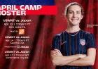 Hayes Unveils 26-Player Roster for April Matches with Japan