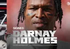 Falcons Secure CB Darnay Holmes in Strategic Signing