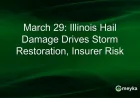 Storm Damage Roof Repair as Hail Season Ramps Up: Early Inspections, Rising Calls, and Insurer Pressure