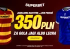 Jagiellonia Białystok – Lech Poznań: 350 PLN bonus and a 20:15 kickoff set the stakes higher