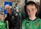 Jim Mcguinness and the moment a young supporter got his own training top