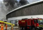Fire at Rio’s Olympic velodrome as emergency crews contain roof blaze