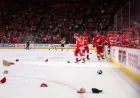 DeBrincat’s 40 Goals, Seider’s 60 Points Highlight Red Wings’ Milestone Night