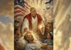 Trump Posts AI Jesus Painting on Truth Social After Attacking Pope Leo XIV