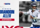 Giants add Brandon Allen as quarterback room takes shape