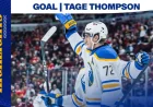 Tage Thompson goal at CHI exposes the Sabres’ sharper edge