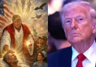 Trump Jesus Image Deleted After MAGA Christians Call It Blasphemy — Then Trump Turns on His Own Ally