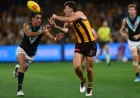 Port Adelaide faces Hawthorn test under the roof at Marvel Stadium