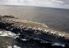R as the USS Gerald R. Ford nears a record deployment in 2025