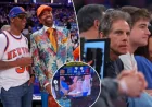 Cam Schlittler, Ben Stiller Attend Star-Studded Knicks-Hawks Game 1