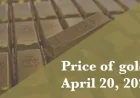 Gold Price April 20 2026: The record-level quote hiding a split between stability and speculation