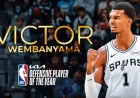 Victor Wembanyama Wins 2025-26 NBA Defensive Player of the Year Award