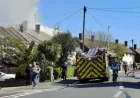 Trafford Park Fire: Smoke billows from home as crews respond
