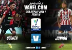 Cúcuta – Junior: 5 clues behind a key duel at General Santander