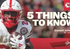 Top Five Facts About New Chiefs Running Back Emmett Johnson
