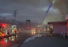 Prince George Fire Rescue finds flames at Nelly's Pub plaza
