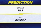 Arthur Fils Favored With 60% Odds Over Jiri Lehecka