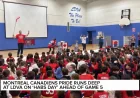 Adriano Leads Leonardo da Vinci Academy’s Habs Day Ahead of Montreal Game 5