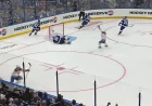 John Cooper Watches Kucherov Miss Wide-Open Net in Game 5