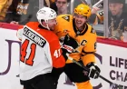 Sidney Crosby Sparks Penguins Past Flyers 3-2 — Cam York