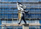 Banksy Statue Appears on Waterloo Place in London
