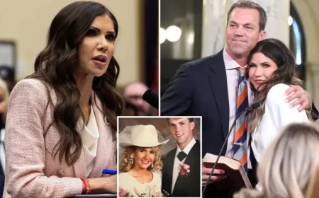 Kristi Noem Husband at center of explosive fetish-chat allegations, family ‘blindsided’